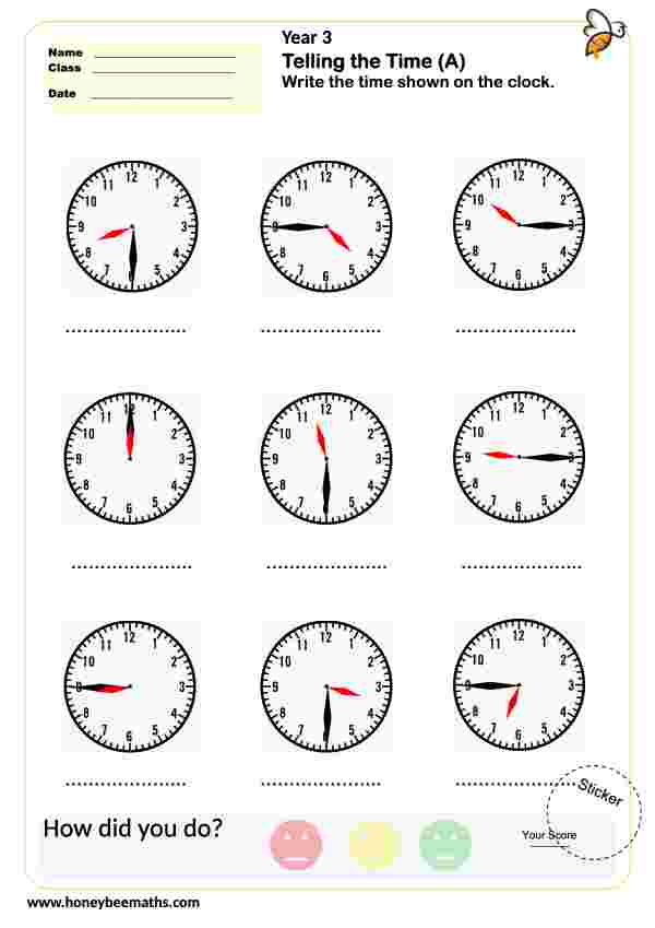 Telling the Time (A)